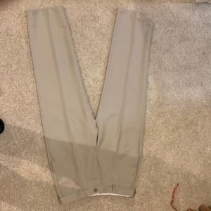 Mens Haggar classic fit cool 18 Khaki dress pants